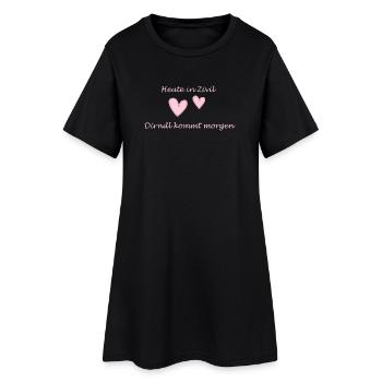 Mon dirndl est dans la blanchisserie - Robe T-shirt Femme - noir - Devant