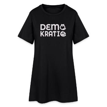 Démocratie des chats - Robe T-shirt Femme - noir - Devant
