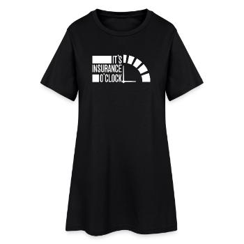 Assurance Agent d’assurance Costume Medicare - Robe T-shirt Femme - noir - Devant