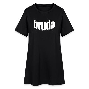 Bruda - Frauen T-Shirt-Kleid - Schwarz - Vorne