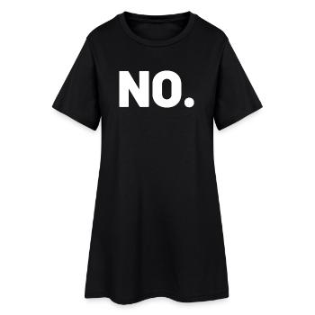 NO. - Women’s T-Shirt Dress - black - Front