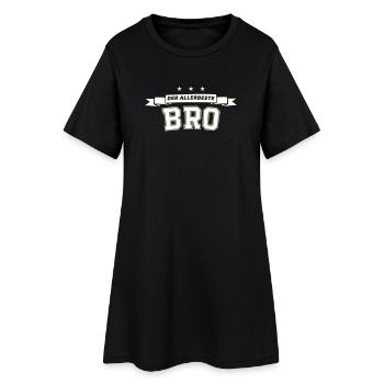 Der Allerbeste Bro - Frauen T-Shirt-Kleid - Schwarz - Vorne