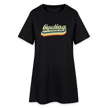 Cycling - Vélo - Robe T-shirt Femme - noir - Devant