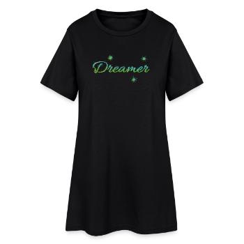 Dreamer - Women’s T-Shirt Dress - black - Front