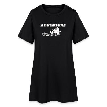 AVENTURE À MOTO - Robe T-shirt Femme - noir - Devant