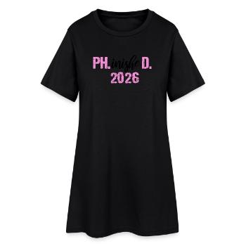 Doctorat 2026 Doctorat philistin Thèse PhD - Robe T-shirt Femme - noir - Devant