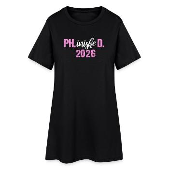 Doctorat 2026 Doctorat philistin Thèse PhD - Robe T-shirt Femme - noir - Devant