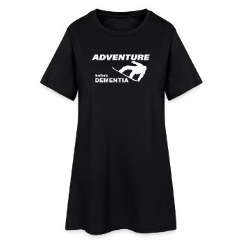 AVENTURE DE SNOWBOARD - Robe T-shirt Femme - noir - Devant