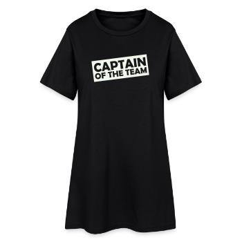captain_of_the_team- - Women’s T-Shirt Dress - black - Front