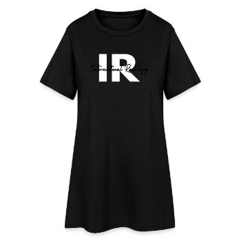 Interventionelle Radiologie-Technologin IR-Gift - Frauen T-Shirt-Kleid - Schwarz - Vorne