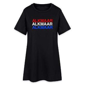 ALKMAAR Pays-Bas Drapeau des Pays-Bas - Robe T-shirt Femme - noir - Devant