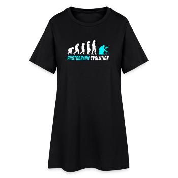 Photograph Evolution - Women’s T-Shirt Dress - black - Front