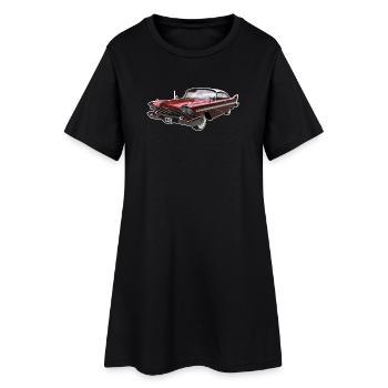 Vintage Dream Car ohne Text - Frauen T-Shirt-Kleid - Schwarz - Vorne