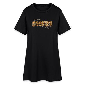 Ne mangez pas de COOKIES au lit - Robe T-shirt Femme - noir - Devant
