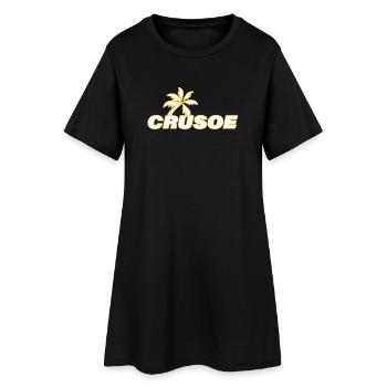 CRUSOE - Women’s T-Shirt Dress - black - Front