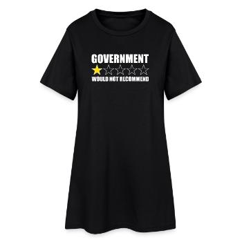 Le gouvernement ne le recommanderait pas. Anti-Direction - Robe T-shirt Femme - noir - Devant