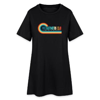 Procrastinators Club, on le fera demain - Robe T-shirt Femme - noir - Devant
