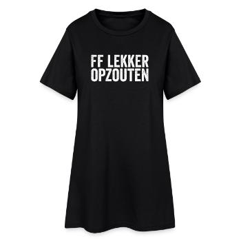 FF Bon salage – Direct au but - Robe T-shirt Femme - noir - Devant