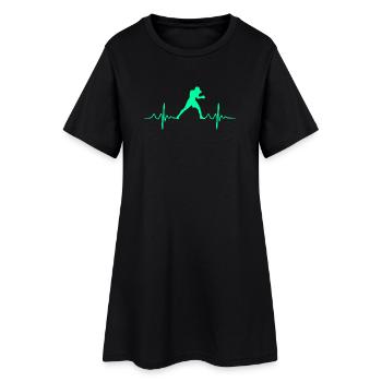 Boxe Boxe Heartbeat - Robe T-shirt Femme - noir - Devant