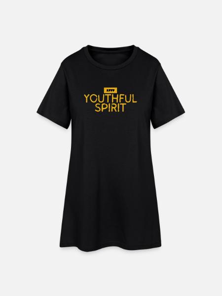 Youthful Spirit - Women’s T-Shirt Dress - black