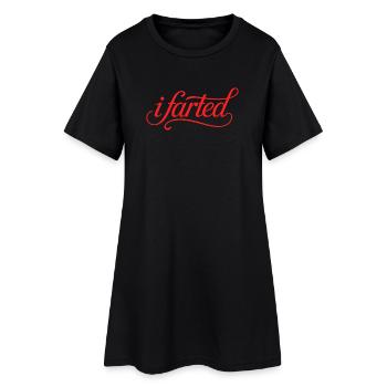 J’ai pété - Logo Funny Gen Alpha - Robe T-shirt Femme - noir - Devant