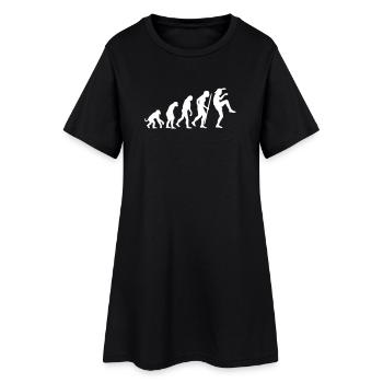 Drôle d’évolution Karaté Vintage 80s Crane Kick - Robe T-shirt Femme - noir - Devant