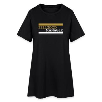 Tshirt Feelgood manager - Robe T-shirt Femme - noir - Devant