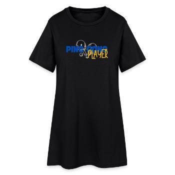 Ping Pong Player - Robe T-shirt Femme - noir - Devant