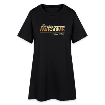 Legendary since 1965 Vintage Birthday - Women’s T-Shirt Dress - black - Front