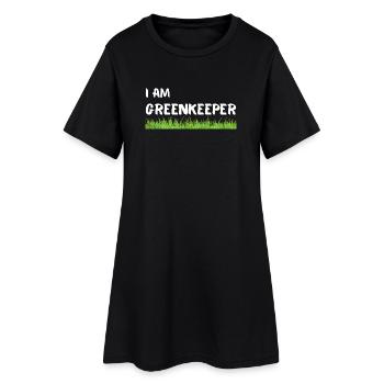 Retro Greenkeeper - Entretien professionnel de pelouse - Robe T-shirt Femme - noir - Devant