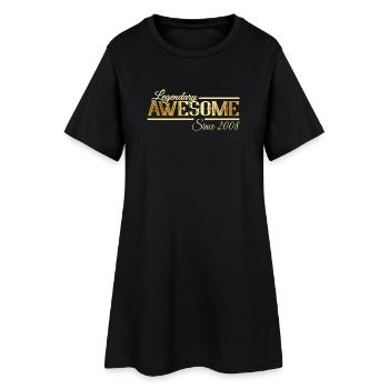 Légendaire 18e anniversaire Millésime 2008 - Robe T-shirt Femme - noir - Devant