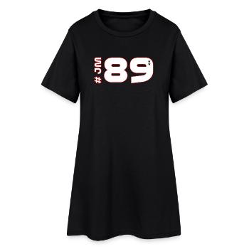 -JM89-2026 - Women’s T-Shirt Dress - black - Front