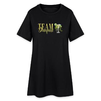 Équipe de cocktails de soirée de jeune fille Daiquiri - Robe T-shirt Femme - noir - Devant