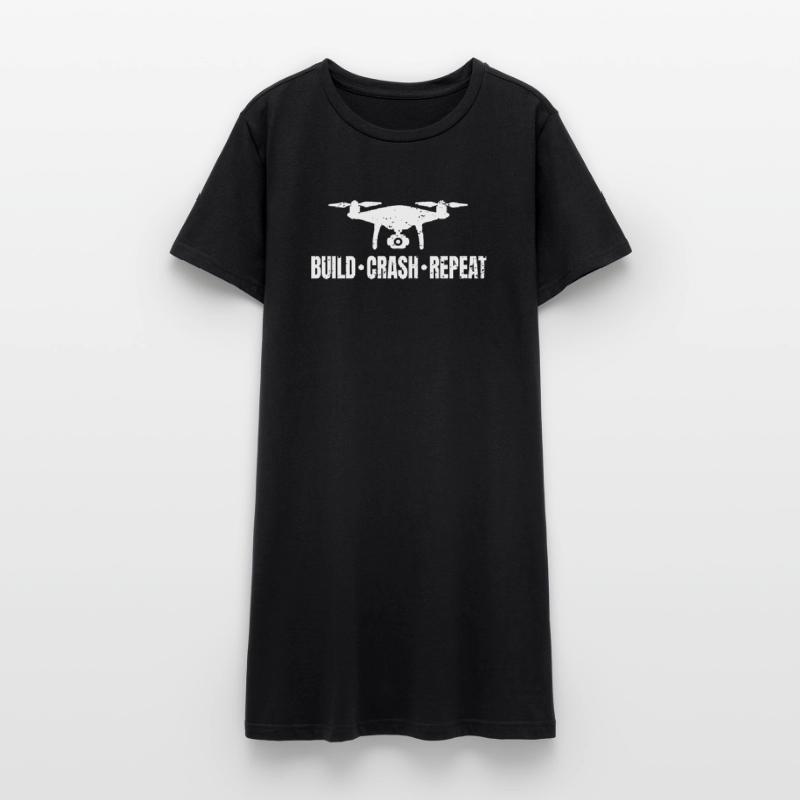 Drone Pilot Flying Drones Drone Fpv Women’s T-Shirt Dress