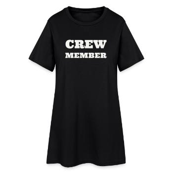 Membre d’équipage Bold XXL Événement du personnel de l’équipe Fett - Robe T-shirt Femme - noir - Devant