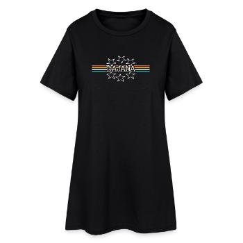 Dajana comme prénom - Robe T-shirt Femme - noir - Devant