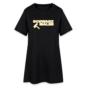 INQUIÉTUDE - Robe T-shirt Femme - noir - Devant
