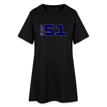 # MP51 - Women’s T-Shirt Dress - black - Front