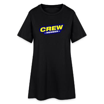 Crew Member - Women’s T-Shirt Dress - black - Front