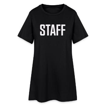 Personnel - Robe T-shirt Femme - noir - Devant
