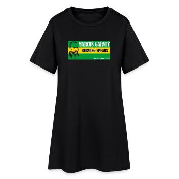Garvey Brennender Speer Shirt - Frauen T-Shirt-Kleid - Schwarz - Vorne