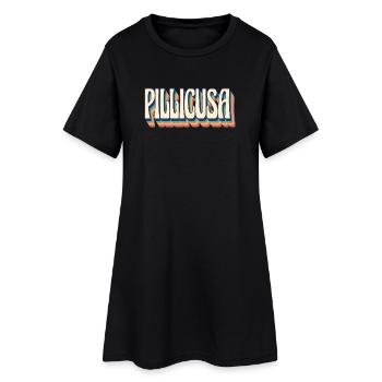 T-Shirt Sicilia pillicusa T-Shirt Geschenkidee - Frauen T-Shirt-Kleid - Schwarz - Vorne