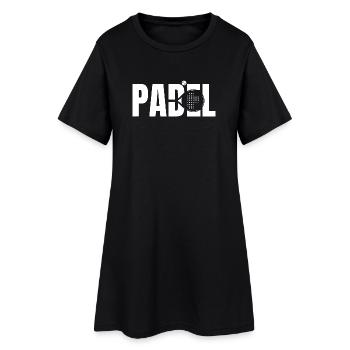 Padel - Robe T-shirt Femme - noir - Devant