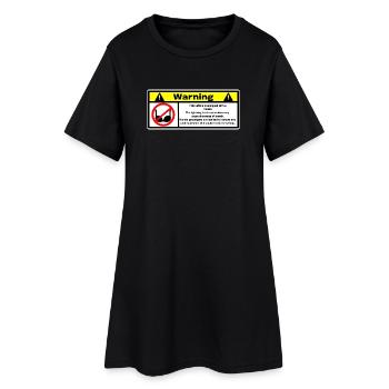 Turbo  - Robe T-shirt Femme - noir - Devant