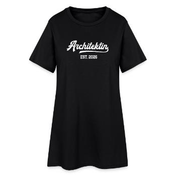 Architect 2026 Architecture Studies Degree - Women’s T-Shirt Dress - black - Front