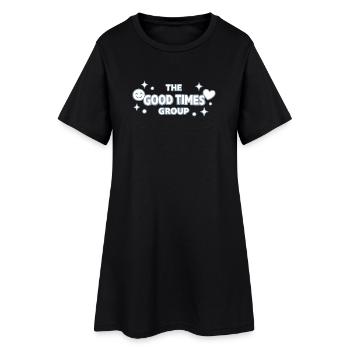 Logo du groupe Good Times Imprimé - Robe T-shirt Femme - noir - Devant
