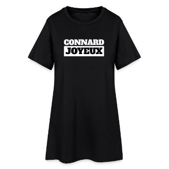 HAPPY ASSHOLE - Black Humor - Women’s T-Shirt Dress - black - Front