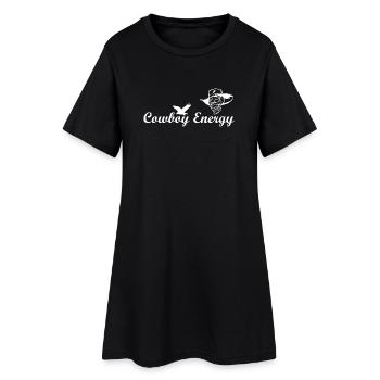 Cowboy_Energy_Design - Robe T-shirt Femme - noir - Devant