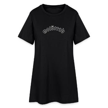 moto - Robe T-shirt Femme - noir - Devant