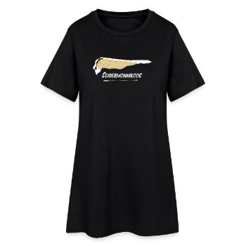 Schiermonnikoog | Carte vintage retro - Robe T-shirt Femme - noir - Devant